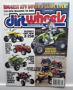 Dirt Wheels Magazine January 2003 - Picture 1 of 1