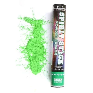 SPIRIT STICK GREEN POWDER CANNON Shoots Color Smoke Into Air Tube Stage Effect  - Picture 1 of 9