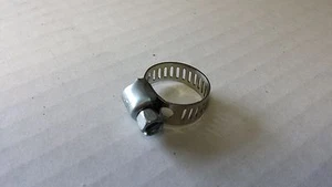 Hose Clamp Worm Gear Stainless Steel Fits # 4 Size Mini band 7/32'' to 5/8'' - Picture 1 of 1