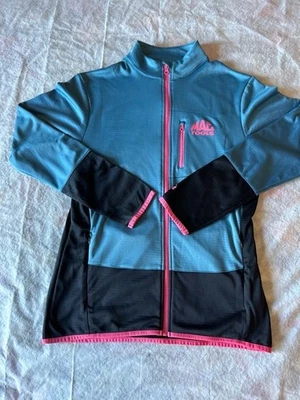 CHAQUETA MAC TOOLS CREMALLERA COMPLETA MUJER XL ROSA AZUL NEGRO LOGO CREMALLERA COMPLETA CUELLO SIMULADO  Foto 1 de 4