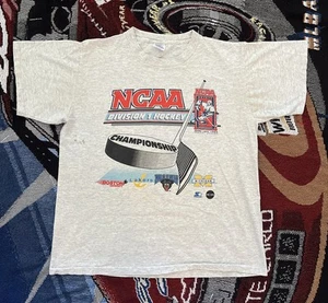 Vintage NCAA Hockey Championship Division I Shirt Starter 1993 Medium 21,5x26 - Bild 1 von 11