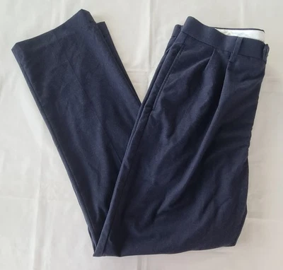 Daniel Cremieux Signature Collection Dress Pants Mens 36x32 Navy Straight Leg - Image 1 of 4