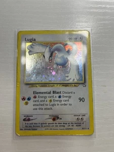 Lugia 9/111 Neo Genesis Holo Pokemon TCG 2000 HEAVILY PLAYED HP - Picture 1 of 4