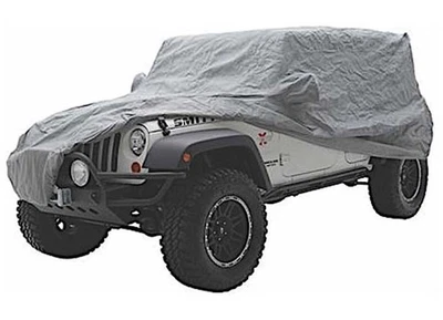 Smittybilt 825 For 04-06 Wrangler LJ Complete Cover w/Bag, Lock & Cable - Gray Foto 1 de 4