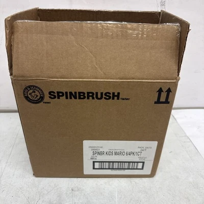 Cepillo de dientes Spinbrush Super Mario batería para niños, suave, Mario 24 SELLADO DE FÁBRICA Foto 1 de 3