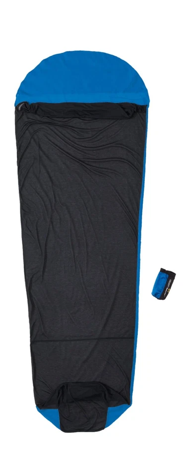 Cocoon Dual Thermolite/Silk MummyLiner, Ultramarine/Tuareg - Image 1 of 1