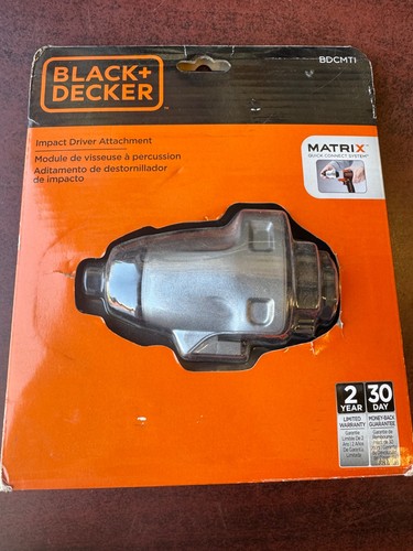 Black and Decker IMPACT DRIVER ATTACHMENT Matrix Quick Connect BDCMTI ...