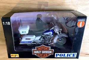 Vintage Maisto Harley-Davidson Motor Cycles Law Enforcement Series 4  CHP 911 - Picture 1 of 12