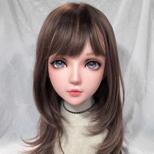 Kigurumi Cosplay Elf Mask Female Head Shell Animated Mask BJD Doll Face - Picture 1 of 15