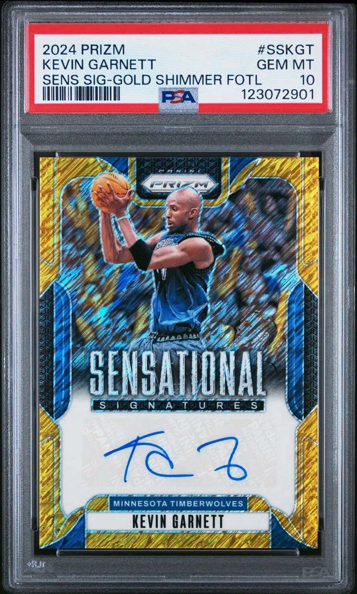 Kevin Garnett Professional Sports Authenticator (PSA) Basketball