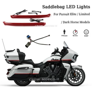 Rear Saddlebag Accent Side Light For Indian Pursuit Limited / Elite 2022-2023 - Picture 1 of 10
