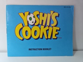 Yoshi's Cookie Instruction Manual Only Nintendo NES