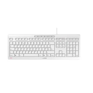 CHERRY STREAM KEYBOARD Corded Keyboard, Light Grey, USB (QWERTY - UK) - JK-85... - Picture 1 of 1