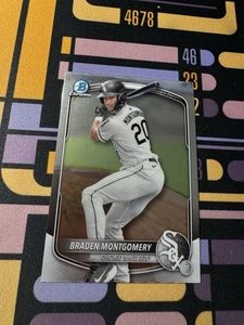 2025 Bowman #BCP-132 Braden Montgomery Chrome Prospects Chicago White Sox - Picture 1 of 2