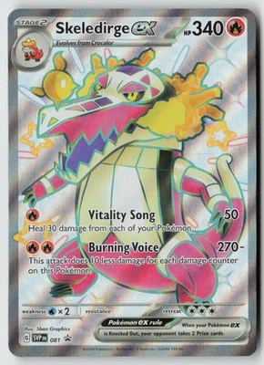 Skeledirge ex - 081 - SV: Scarlet & Violet Promo Cards Holofoil- PTCG - Image 1 of 2