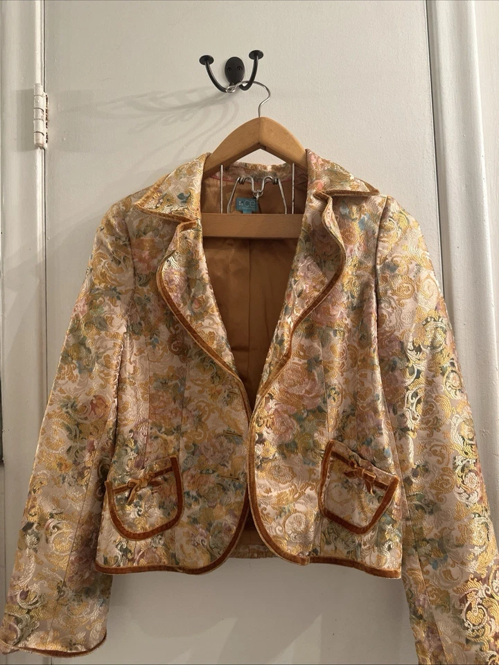 Blazer Chaqueta Classiques Entier Atelier Poliéster Talla M Amarillo 3 Botones Foto 1 de 1