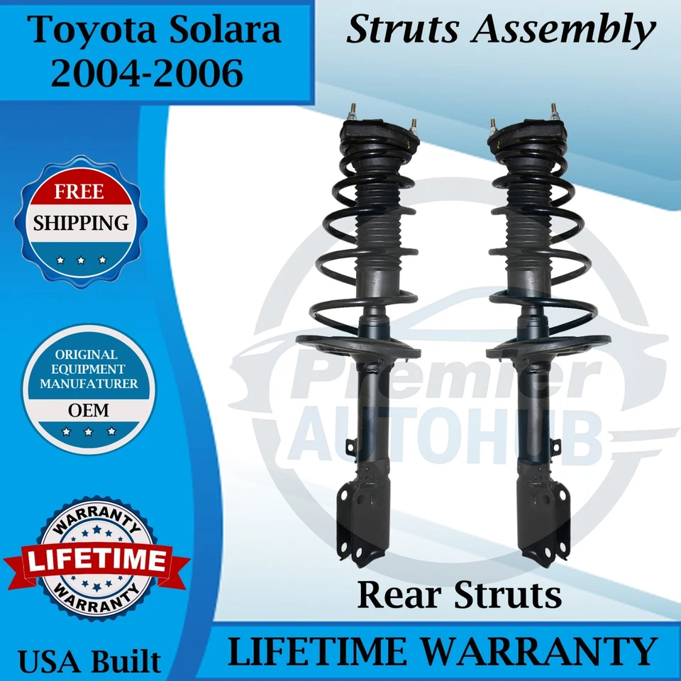 Puntales traseros Gabriel OEM para Toyota Solara 2004-2006 2,4 L 3,3 L garantía de por vida Foto 1 de 4