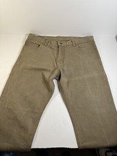 NWOT Dearborn Beige/Tan Denim Jeans Mens Size 40x31 100% Cotton USA MADE!