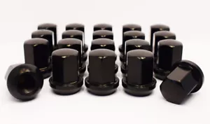 Juego de 20 tuercas de rueda de aleación de radio para Porsche M14 x 1,5, 19 mm hexagonales (negro) - Imagen 1 de 2