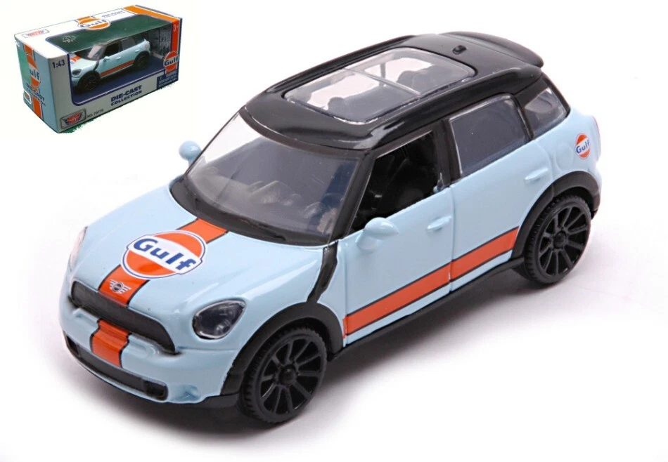 Modellino auto scala 1:43 MINI COOPER S COUNTRYMAN GULF  racing modellismo st... - Immagine 1 di 1