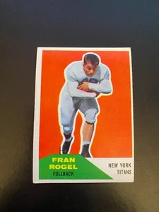 1960 FLEER FOOTBALL #43 FRAN ROGEL!! (N) $1 SHIPPING!! - Picture 1 of 2