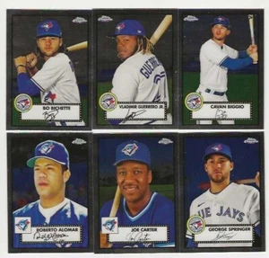 2021 Topps Chrome Platinum Anniversary Blue Jays set of 18 Cards - Picture 1 of 3