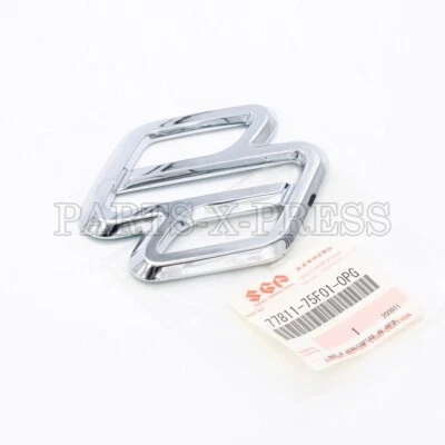 OEM  Genuine Suzuki Grand Vitara XL-7 Front Grille Chrome Emblem 77811-75F01-0PG - Image 1 of 4