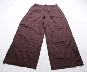 Madewell Women's The Harlow Wide-Leg Pant BE5 Chocolate Raisin Size 10 - Picture 1 of 5