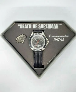 Fossil Death of Superman Watch 4251 / 10,000 Never Worn in box. - Picture 1 of 6