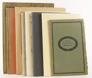 Eight Limited Edition Fine Printing Books on Printers & Their Work Products LOT - Foto 1 di 17