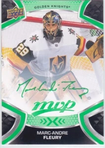2021/22 MVP..MARC-ANDRE FLEURY..GREEN SCRIPT..SP..CARD # 56..GOLDEN KNIGHTS - Picture 1 of 1