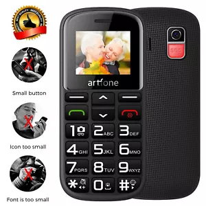 Mobiltelefon Seniorenhandy Tastenhandy Großen Tasten Handy für Ältere und Kinder - Bild 1 von 12
