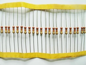 10 Piece  2.7K  0.25W  5% Carbon Film Resistor    - Bild 1 von 2