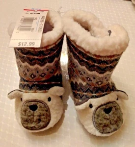 New Koala Baby Grey White Bear Winter Boots  6-12 months Baby Infant Dog - Picture 1 of 5
