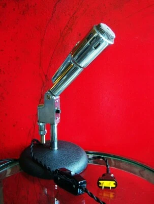 Vintage 1950's DuKane 7A160 / Electro Voice 664 microphone LED lamp midcentury - Image 1 of 4