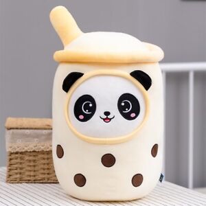 Bubble Tea Plush Toy Kawaii Cute Food Milk Tea Soft Hug Cushion Birthday Gift