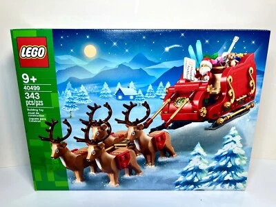 LEGO Holiday Santa's Sleigh 2021 (#40499, 343 piezas) con renos y Santa Claus Foto 1 de 4