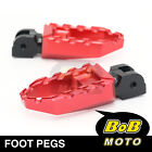 For Aprilia Tuono 1000 R 05-10 09 08 07 CNC BUZZ Rider Front Foot Pegs RED