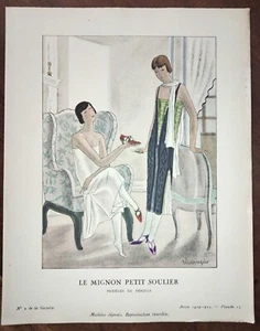 Jean Grangier LE MIGNON PETIT SOULIER Gazette Bon Ton 1924-25 Perugia - Bild 1 von 4