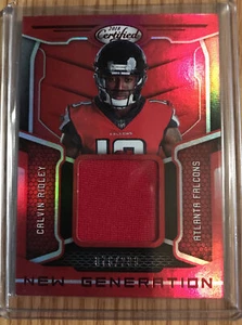 2018 Calvin Ridley RC Panini Certified New Generation Red  Patch Sp Rc #d/299 - Picture 1 of 2