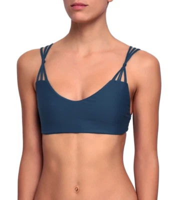 Top de bikini Mikoh Madrid azul anudado talla XS L136111 Foto 1 de 3