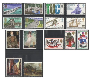 1968 Royal Mail Commemorative Sets MNH. Sold separately & as full year set. - Picture 1 of 6