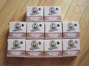 Set of 10 - Dr. Squatch Wood Barrel Bourbon Bar Soap Travel Size 2.3 oz Each - Picture 1 of 3