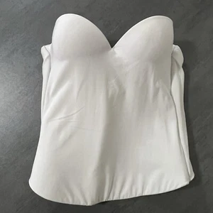 Felina White Long Line Bridal Strapless Underwire #7643 Bra, Women’s Size 34C - Picture 1 of 6