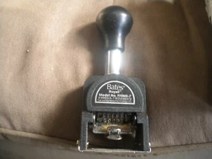 bates numerical repeating stamp unused - Picture 1 of 5
