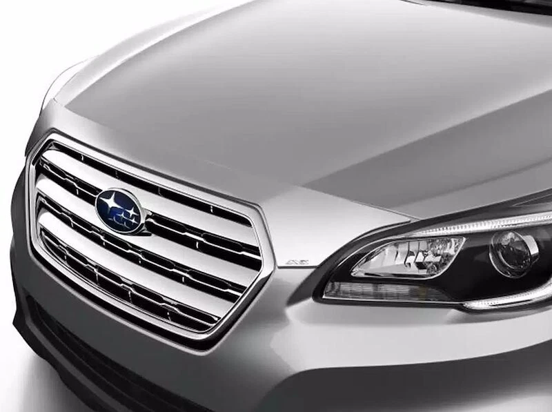 Protector de capó AVS cromado AeroSkin deflector protector contra insectos para Subaru Outback 15-17 Foto 1 de 3