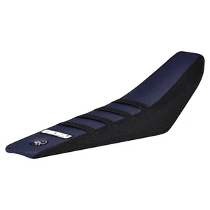 2024 Gasgas MC 50 Seat Cover By Enjoy MFG BLACK/KTM BLUE/BLACK ribs #422 - Picture 1 of 5