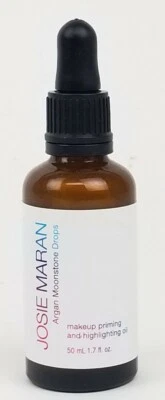 Josie Maran Argan Moonstone Drops Makeup Priming Highlighting Oil 1.7 oz Sealed