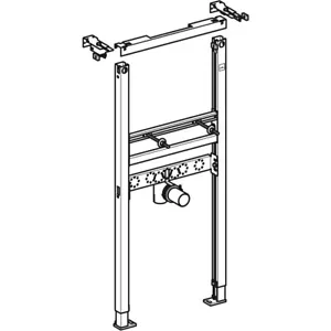 Geberit DuofixBasic Element für Waschtisch, 112 cm Standarmatur, Wandanker - Bild 1 von 3