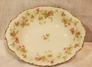 HUTSCHENREUTHER GERMANY PASCO MAPLE LEAF OVAL SERVING PLATTER 9''x 7'' - Picture 1 of 7